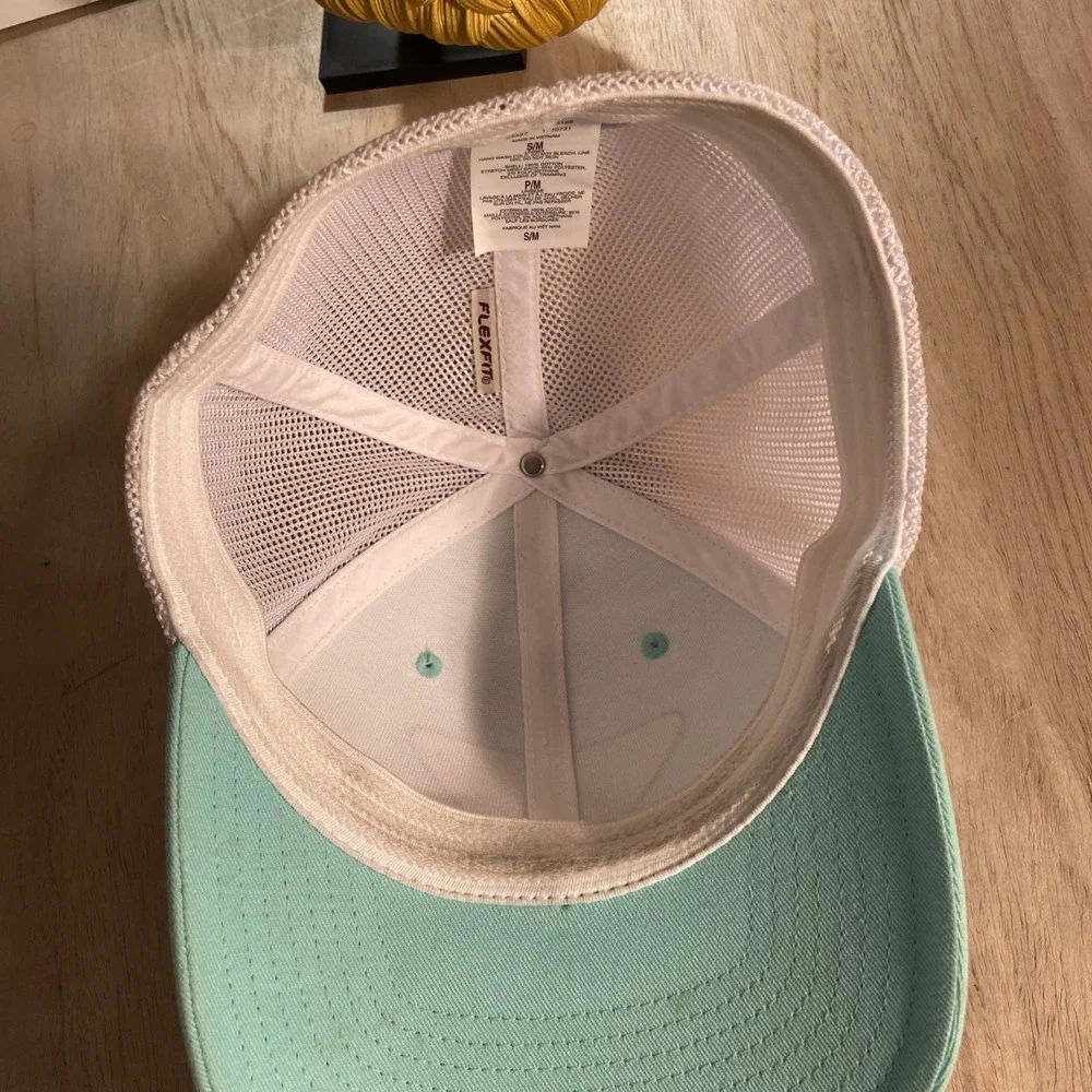 PFG Performance Fishing‎ Gear Fitted Trucker Hat Teal S/M Colorblock Columbia